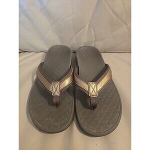 Vionic Women's Tide II Sandals Thong Leather Orthaheel Flip Flop Comfort, Size 9